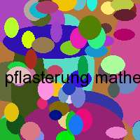 pflasterung mathematik unterricht